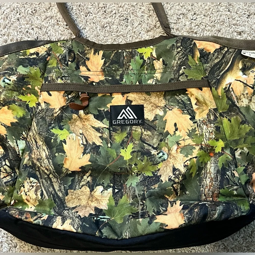 RARE PRINT Gregory Large Shoulder Bag Purse Laptop Bag - Picture 2 of 4